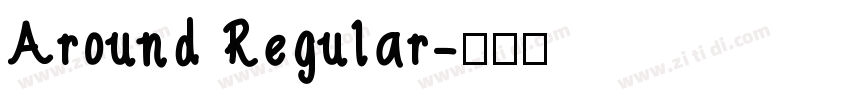 Around Regular字体转换